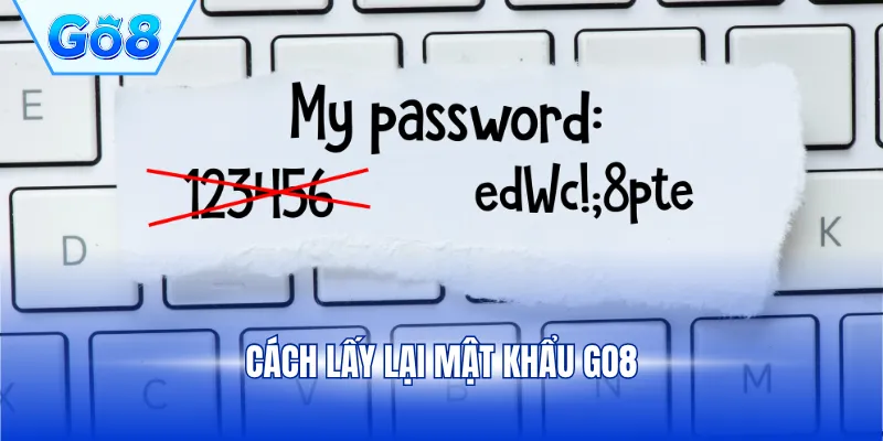 Cách lấy lại mật khẩu GO8